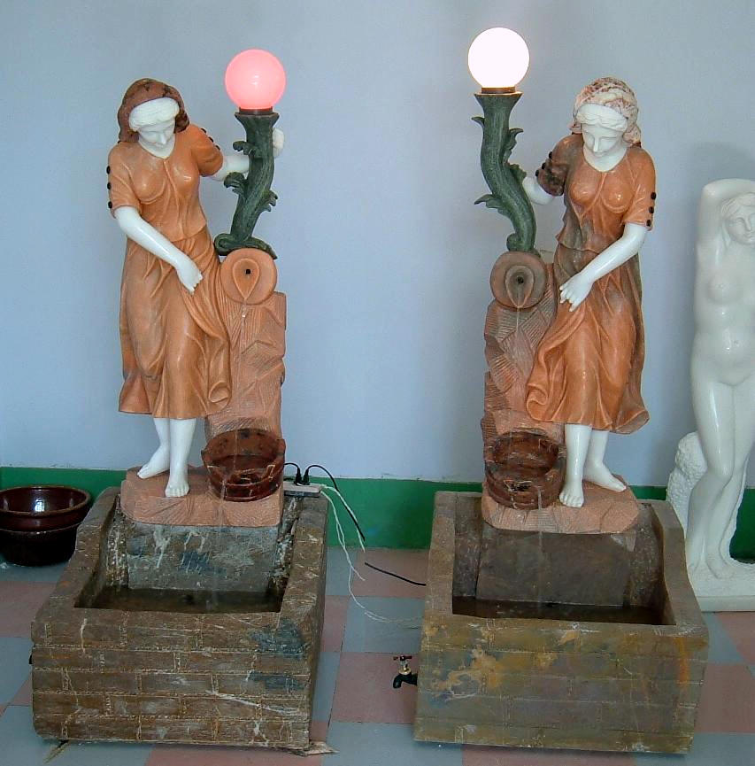 Carved Fountain Wall