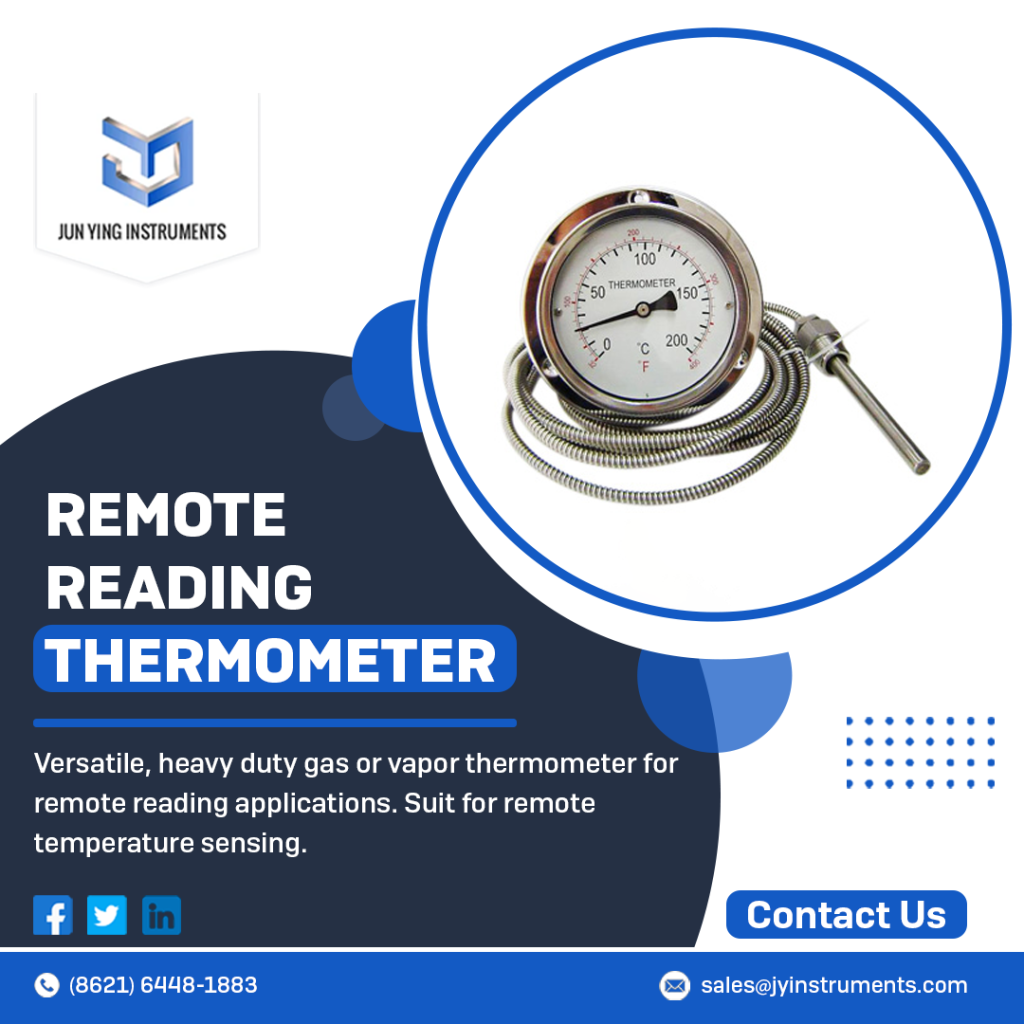 Panel mounted pressure gauge
